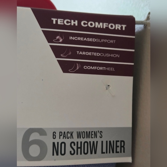 Reebok Women's No Show Liner Socks Extended Size (Shoe Size 9-12) - Picture 5 of 9